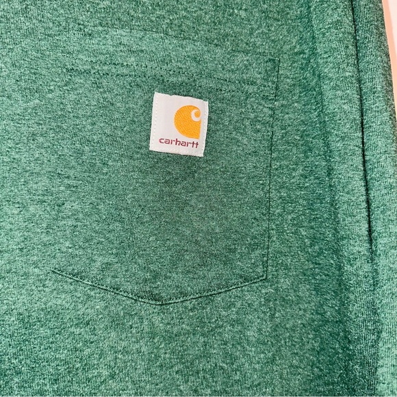 Like New Men’s Carhartt Loose Fit T-Shirt 3X Hunter Green - Picture 4 of 4